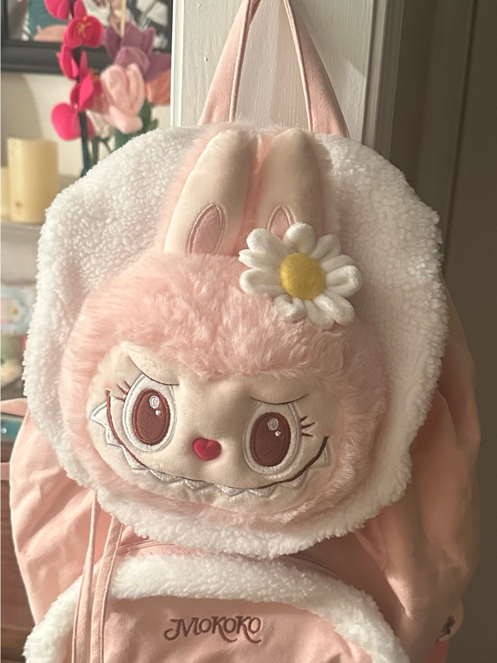 Mokoko Plush Pink Backpack
